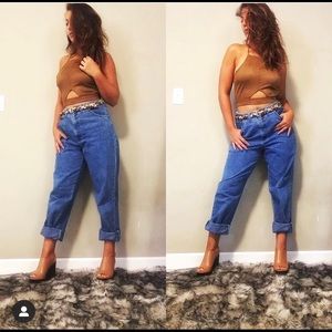 Kendall & Kylie suede crop top